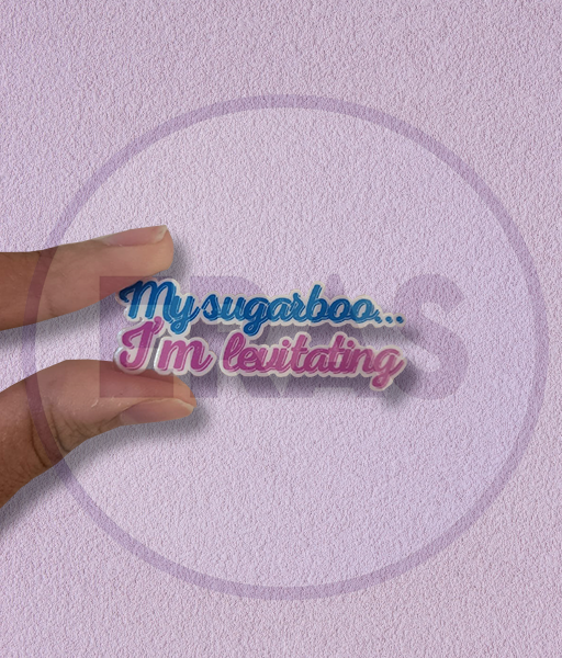 Producto - STICKER UV - DUA LIPA - LEVITATING