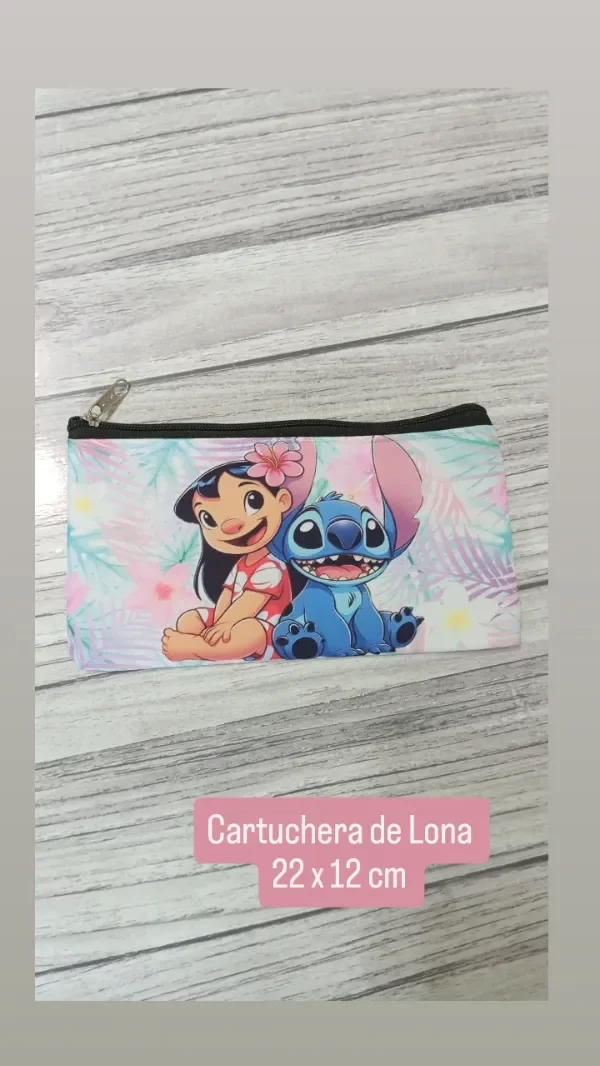Producto - CARTUCHERA DE LONA LILO Y STITCH