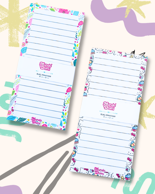 Producto - Bloc de notas imantado 10x21 cm