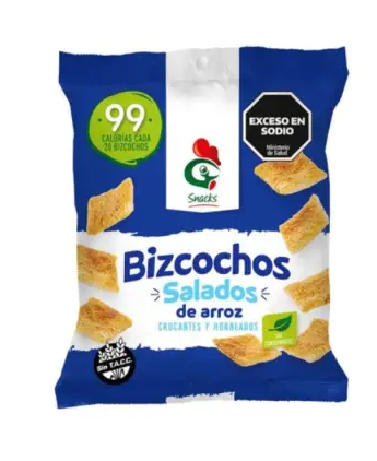 Producto - Bizcochos Salados De Arroz Gallo Snacks 50 G