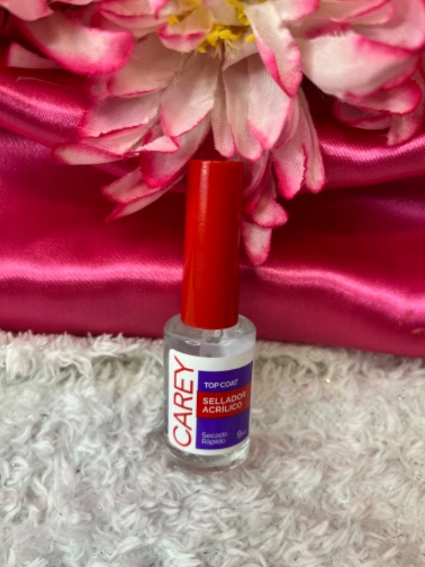 Producto - Esmalte común Carey-Top coat-Sellador acrílico