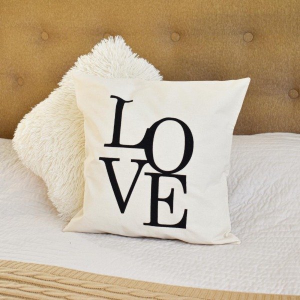 Producto - Almohadon rustico 40x40 Love