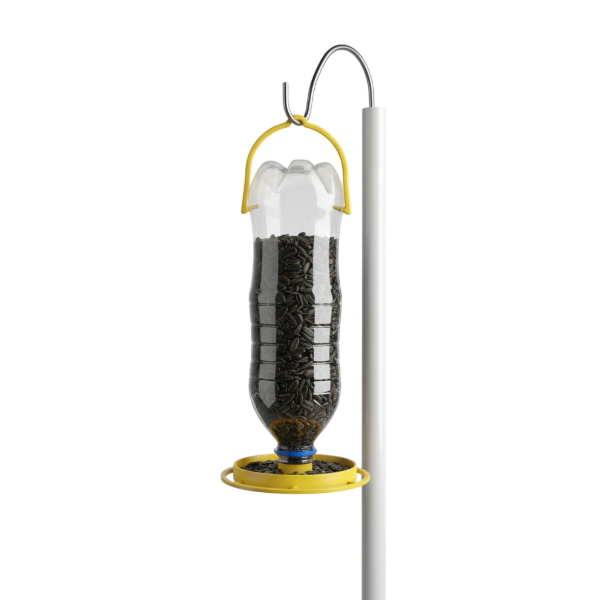 Producto - Comedero De Aves Pájaros Colgante Con Soporte De Botella
