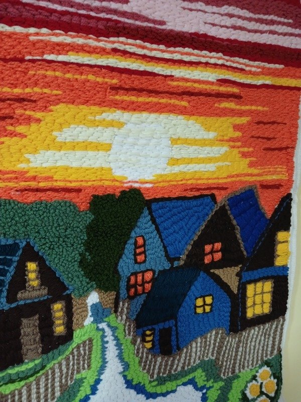 Producto - Tapiz de Pared- Atardecer en el pueblo - 1