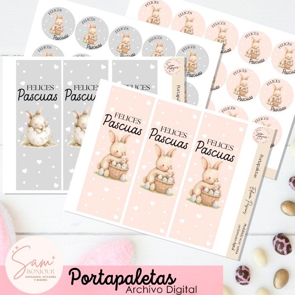 Producto - Kit imprimible: Portapaletas