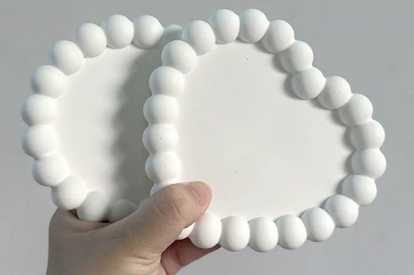 Producto - MOLDE SILICONA BANDEJA CORAZON BORDE BURBUJAS