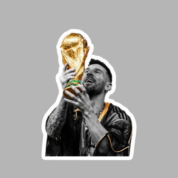 Producto - Sticker Messi Copa del Mundo #2