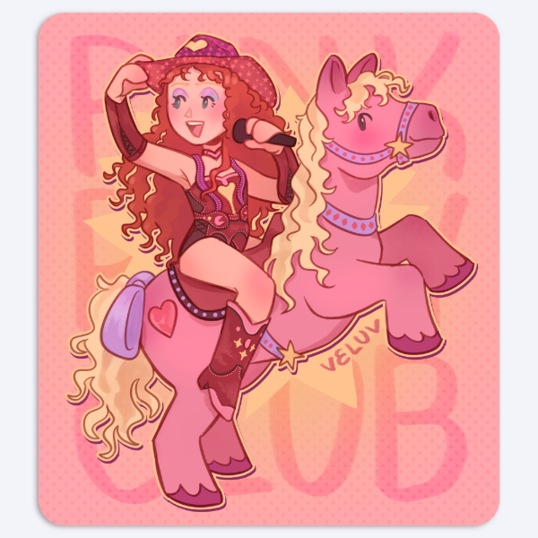 Producto - chappell pink pony club - print