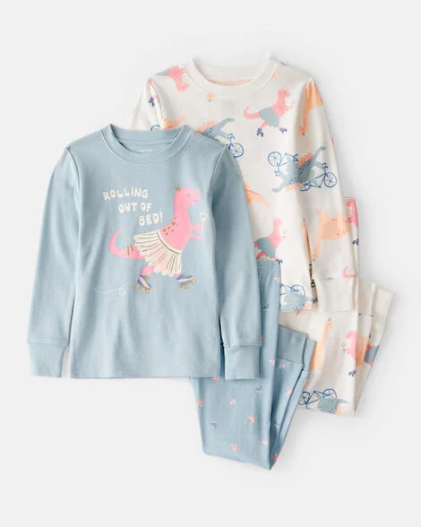 Producto - Carters Set 4 Piezas Pijamas Dinos
