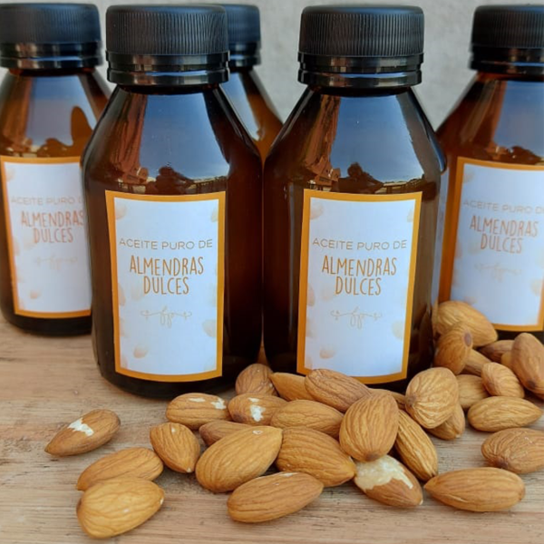 Producto - Aceite  puro orgánico de almendras dulces 100 ml
