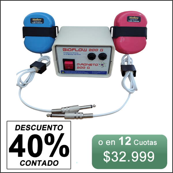 Producto - Magneto Bioflow 200 gauss con dos solenoides Planos