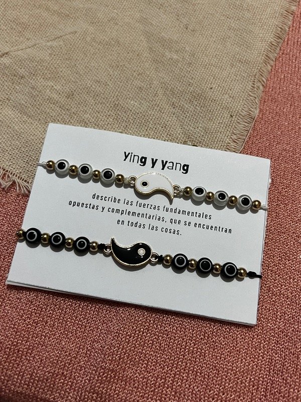 Producto - pulseras ying-yang compartir