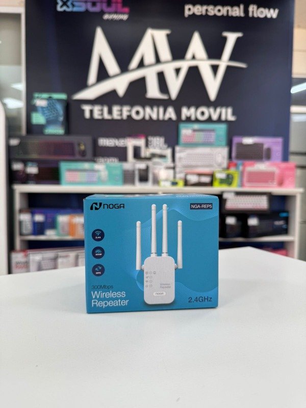 Producto - Repetidor Wifi 300Mbps 2.4Ghz WPS Noga NGA-REP5
