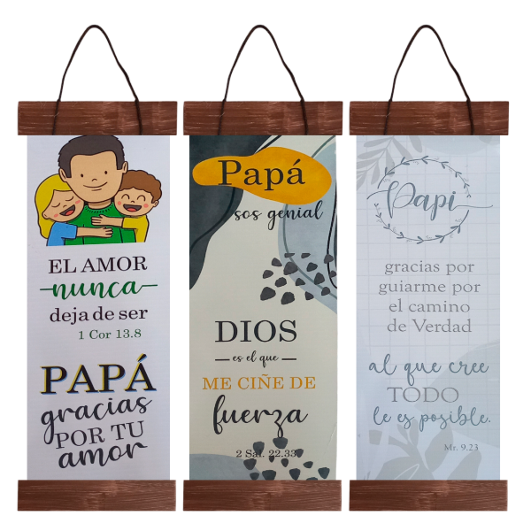 Producto - PROMO PAPÁ Mini Banner (PACK X4 UNIDADES)