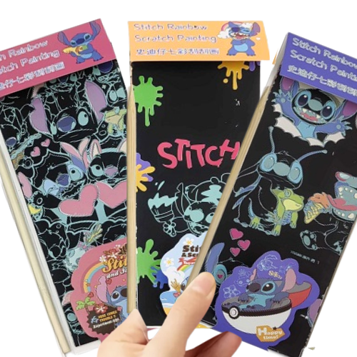 Producto - Scratch Papel Mágico Lamina X10 - Stitch