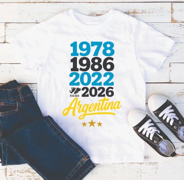 Producto - Plantilla Remeras Argentina Malvinas 2026 Mundial Vectores Sublimar DTF #R316