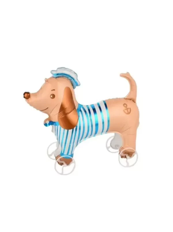 Producto - Globo Metalizado con Ruedas 24" Perro Marinero