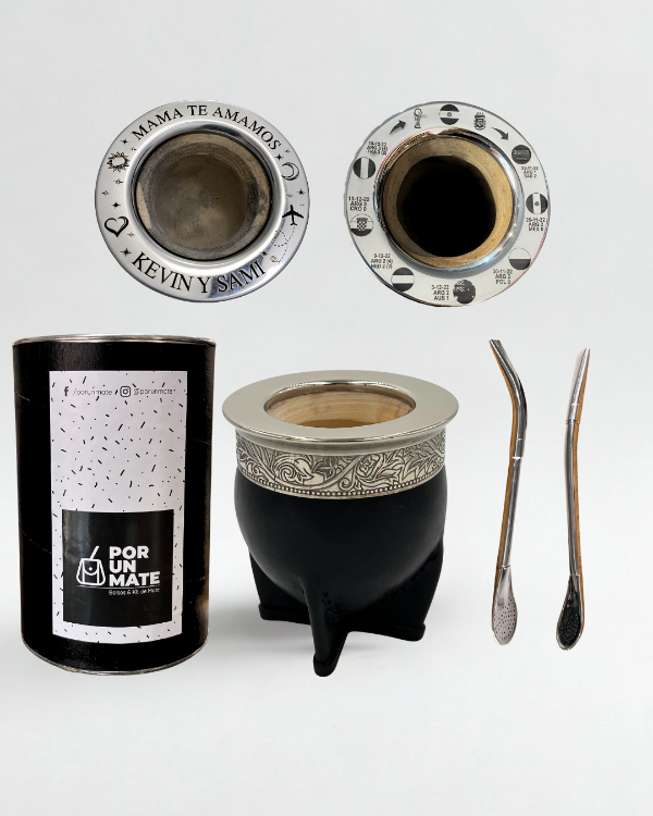 Producto - Imperial Calabaza Personalizado + Bombilla (Virola de alpaca)