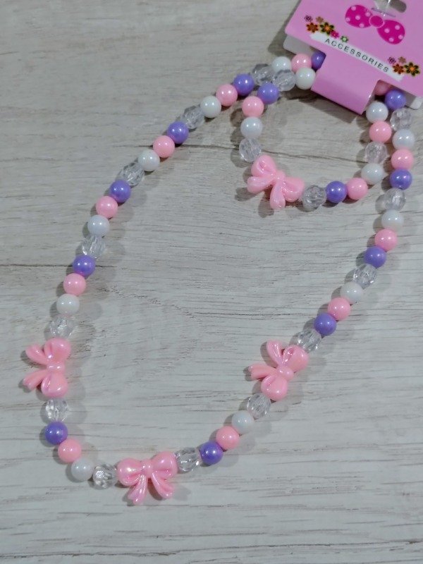 Producto - Set de pulsera y cadenita de perla 3