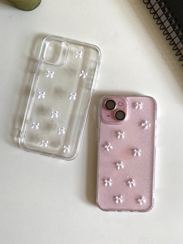 Producto - Funda Moños Cute Blanco