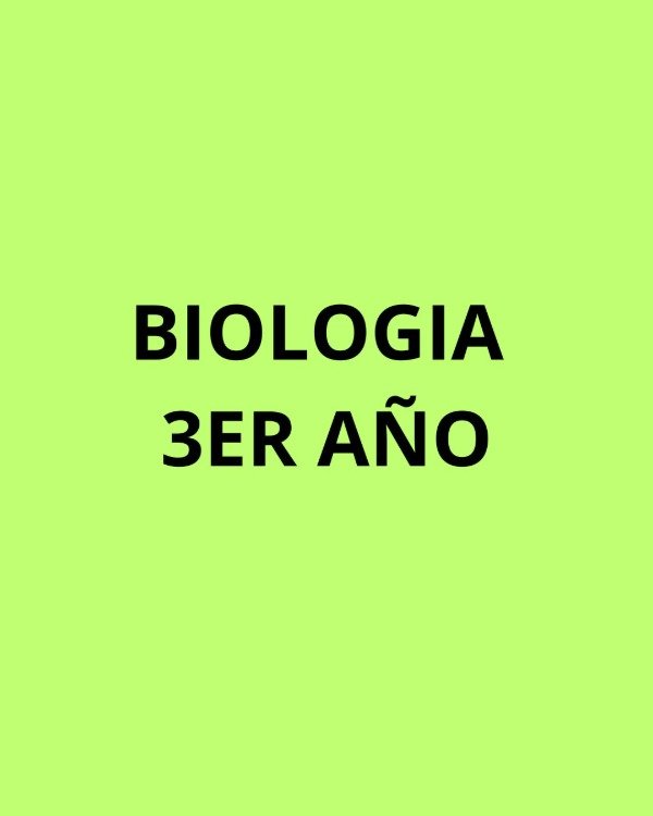 Producto - BIOLOGIA 3