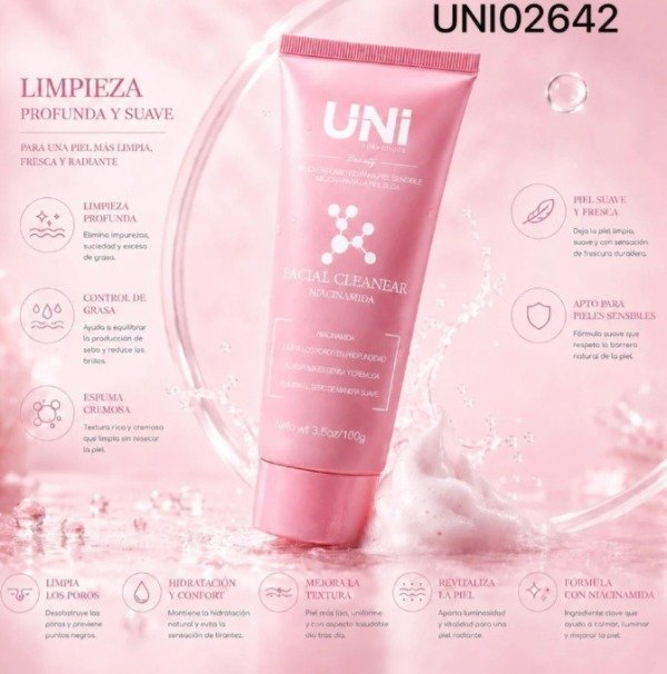 Producto - Limpiador facial UNA