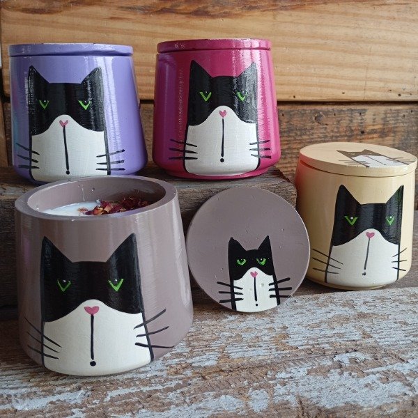 Producto - Vela en cofre GATITO