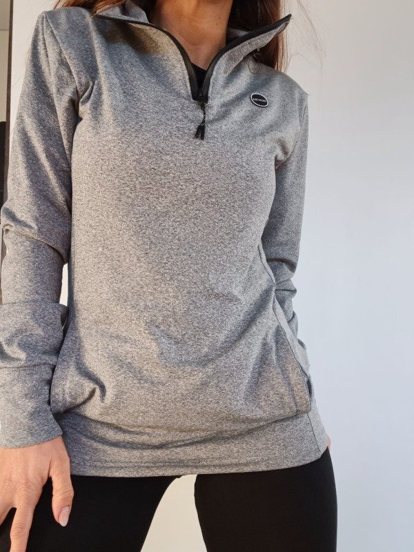 Producto - Buzo Térmico Básico Gris Melange