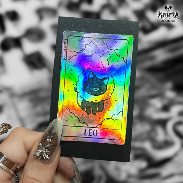 Producto - Sticker "Michi Zodiacal" - Leo