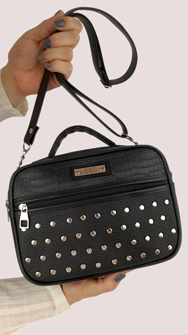 Producto - BANDOLERA  LINA TOTAL BLACK