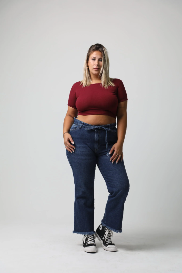 Jean straight Selena (rígido) — imagen 2