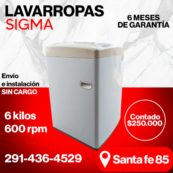 Producto - Lavarropas Sigma