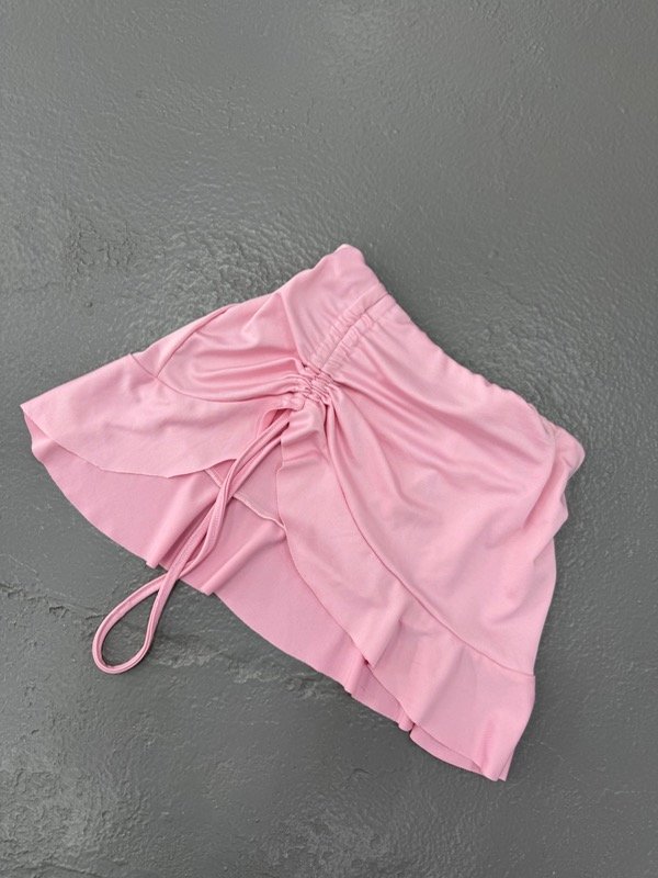 Producto - Pollera frun rosa