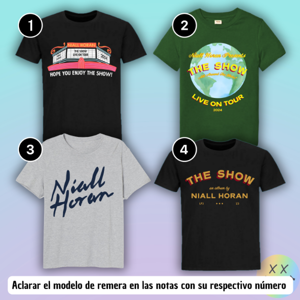 Producto - Remeras Niall Horan #2