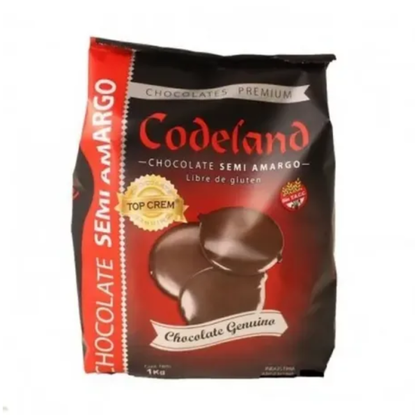Producto - Chocolate semiamargo Top crem x 1kg - 0