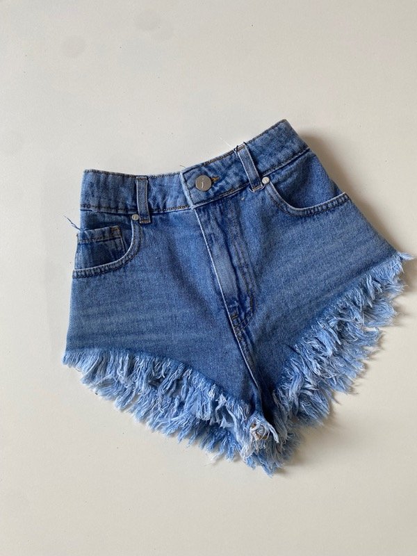 Producto - Short blue flecos