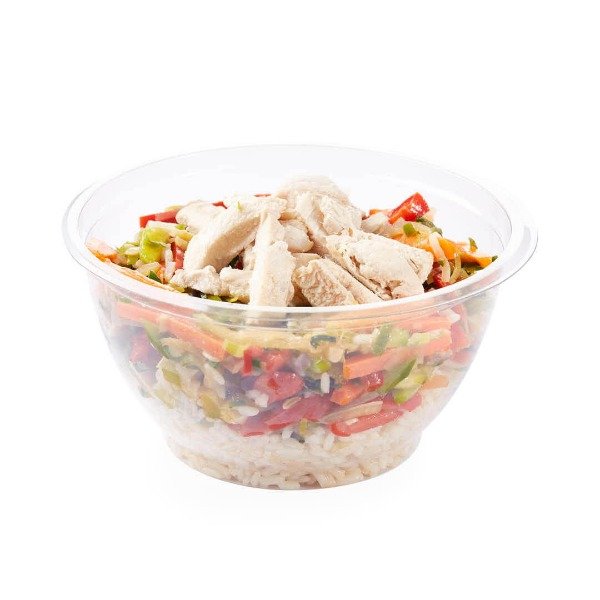 Producto - ENSALADERA REDONDA PET CRISTAL (900cc)X 10 UNIDADES