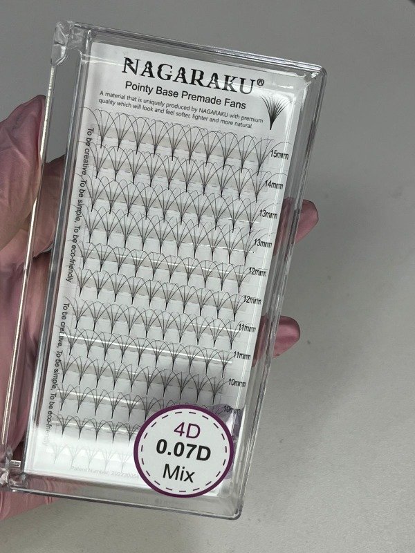 Producto - EXTENSIONES TECNOLOGICAS 0.07D MIX NAGARAKU POINTY BASE PREMADE FANS
