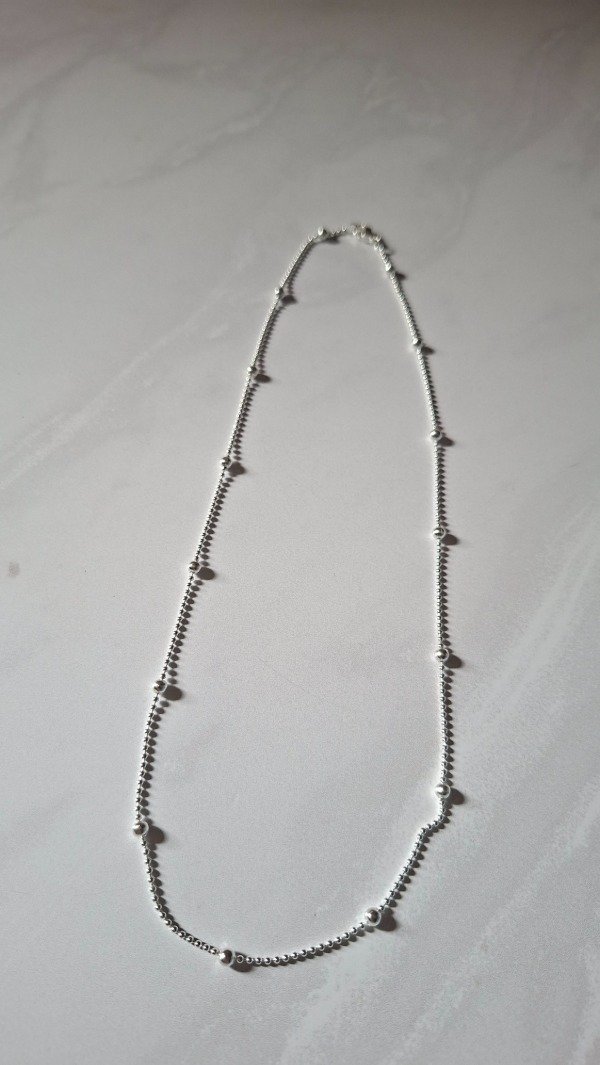 Producto - Cadena de acero blanco silvina