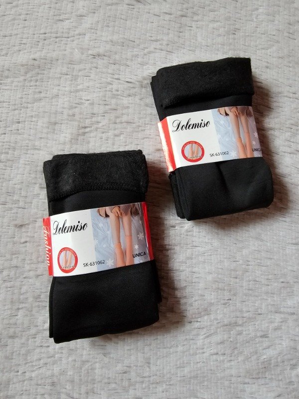 Producto - Medias con FRIZA efecto piel solo NEGRO