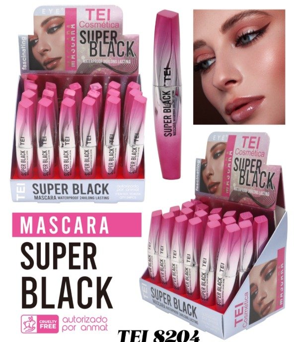 Producto - MÁSCARA DE PESTAÑAS SUPER BLACK - TEI