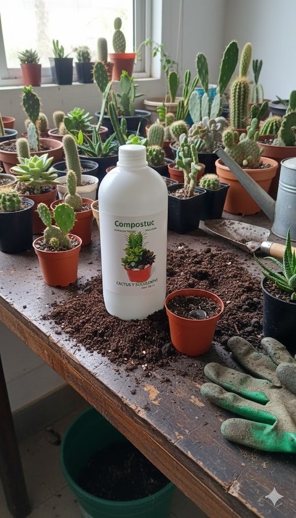 Producto - Fertilizante para Cactus y Suculentas X 500 C.C. - Linea Jardín