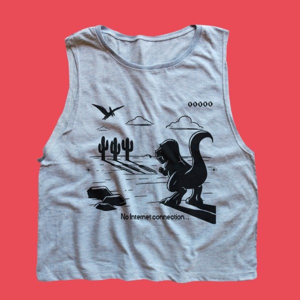 Producto - Musculosa Dama - Dino No Internet