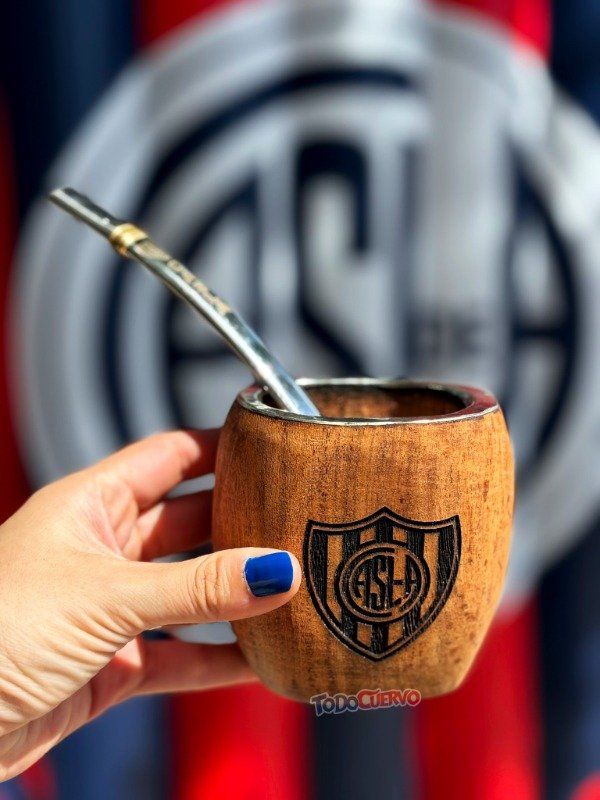 Producto - MATE GALLETA ALGARROBO SAN LORENZO GRABADO