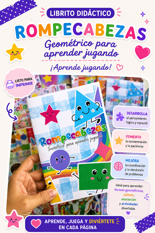 Producto - ABC Rompecabezas geométrico