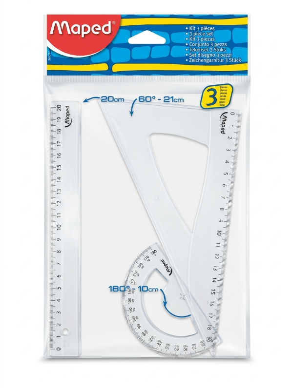 Producto - Set Geometría Maped 3 piezas