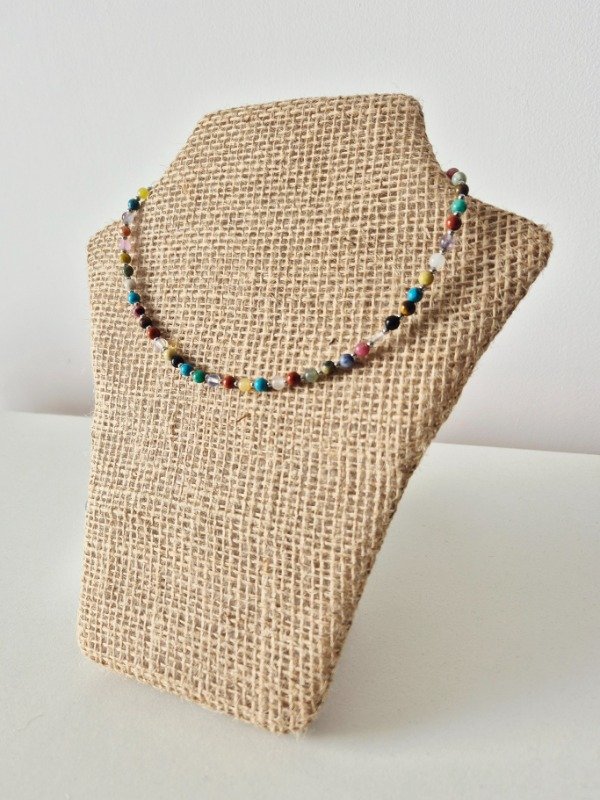 Producto - Collar Acero Brisa (Mix de piedras naturales)