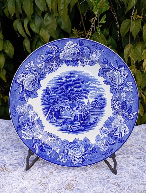 Producto - Plato de masas de loza inglesa Woods Ware