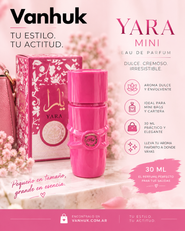 Producto - PERFUME YARA fucsia mini 30ml - 0
