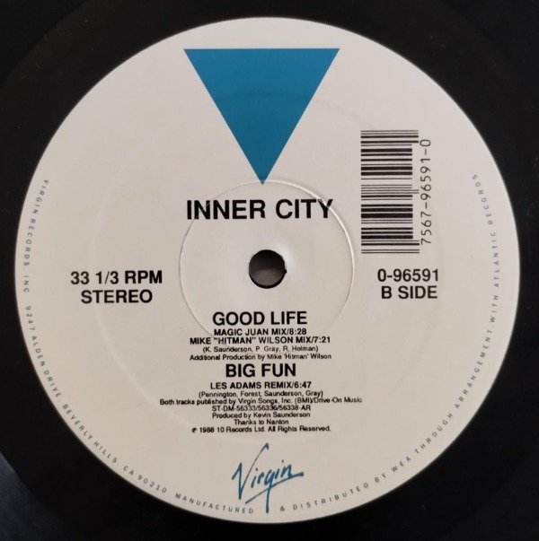 Producto - INNER CITY Good Life Vinilo 12 USA 1988 5 Mixes HOUSE Detroit - 2